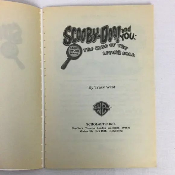 Scooby Doo and You The Case of the Living Doll Four Scholastic Book Bundle - Picture 11 of 16